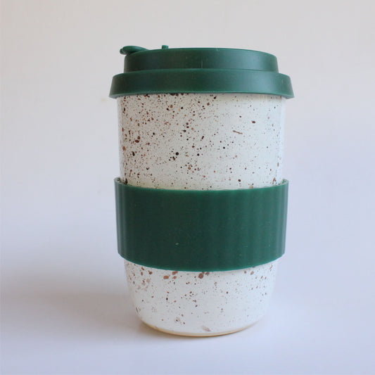 'Keep Cup' in Brown Speck & Emerald